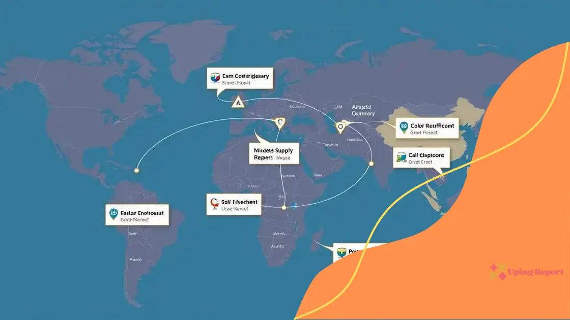 impacts on global markets and supply chains