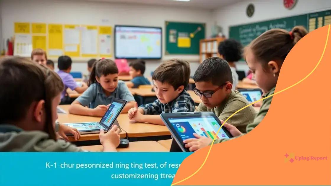 Benefits of personalized learning for K-12 students