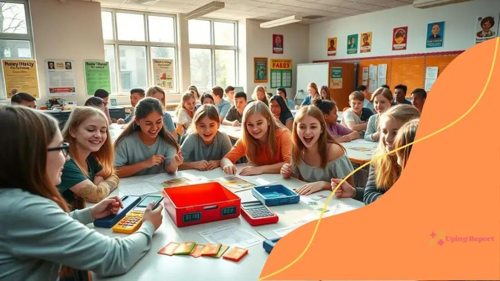 Gamified financial literacy modules for engaging high school students