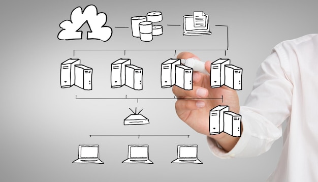 A diagram illustrating the flow of personal data from collection to processing and storage, highlighting potential vulnerabilities and the need for security measures at each stage to comply with data privacy regulations.