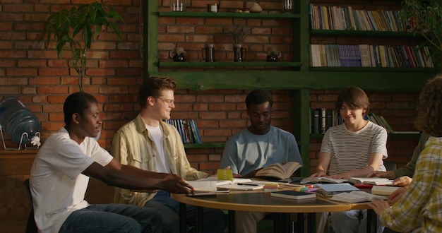 A diverse group of college students studying together on a university campus, symbolizing the importance of diversity in higher education.